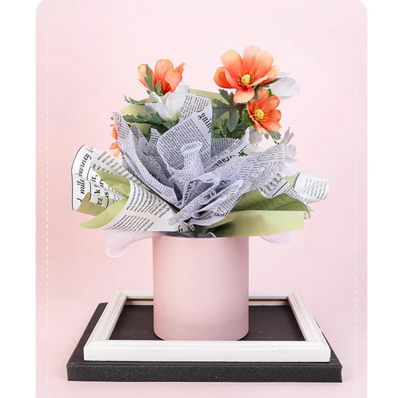 Round Kraft Paper Flower Gift Box – Weddings, Parties & More