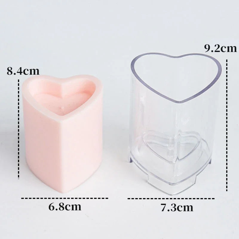 DIY Plastic Candle Molds – Cylinder, Round & Irregular Shapes