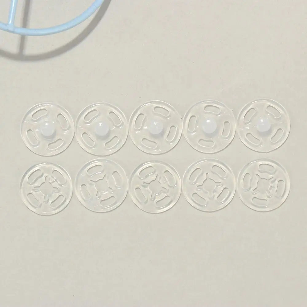 100pcs Plastic Snap Press Buttons – Sewing Fasteners Set