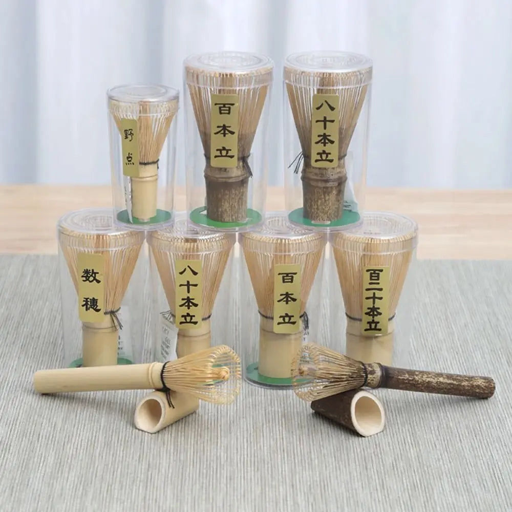 Bamboo Matcha Whisk Chasen – Japanese Tea Ceremony Set