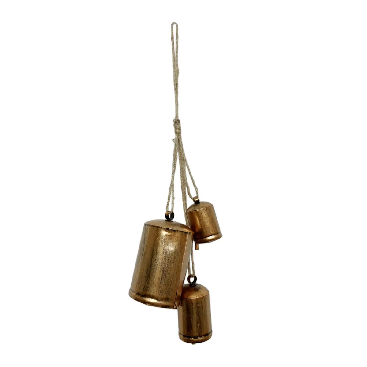 Rustic Metal Cow Bells Vintage Farmhouse Hanging Decoration