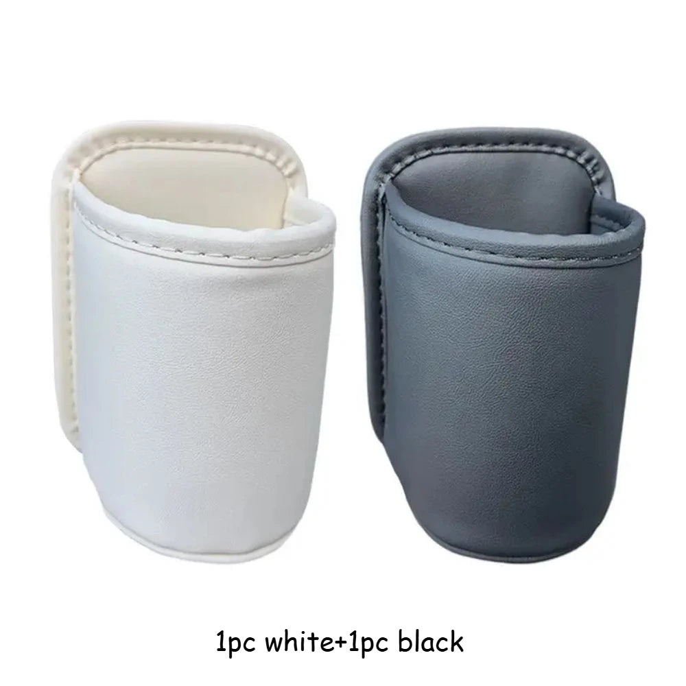 PU Leather Car Door Cup Holder – Rear Seat Drink Storage Rack