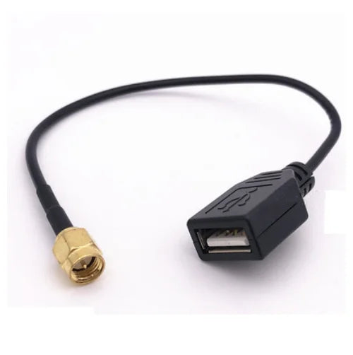 BNC/SMA to USB Female RG174 50 Ohm Low Loss Extension Cable