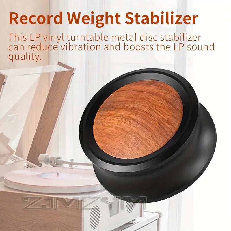 ZJMZYM Rosewood Vinyl Record Player | 33 & 45 RPM Turntable