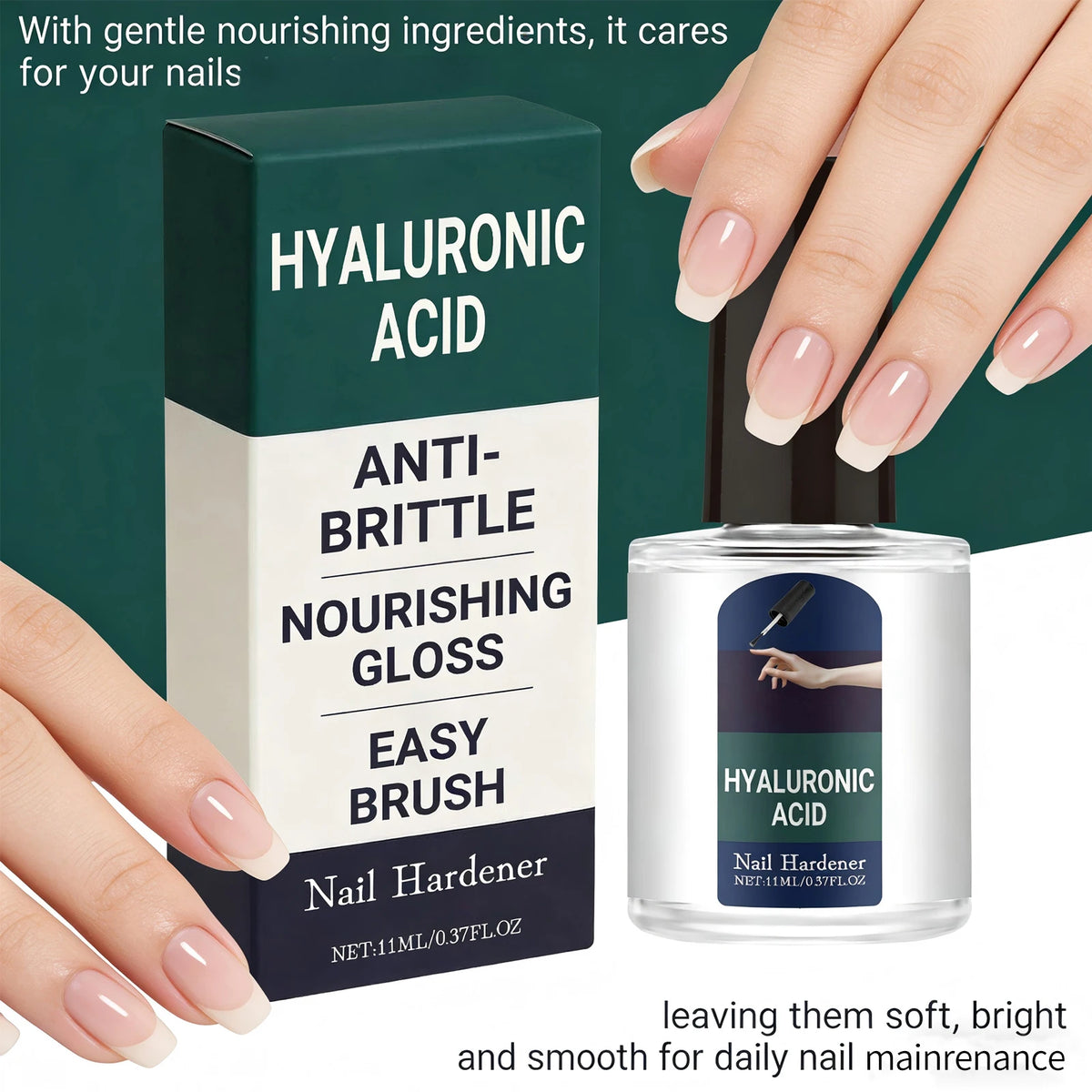 Nail Serum & Cuticle Oil | Hyaluronic Acid Nail Treatment