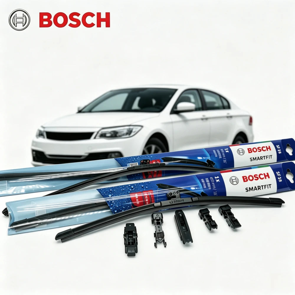 Bosch SMARTFIT Windshield Wiper Blades 14–26 Inch | Streak-Free