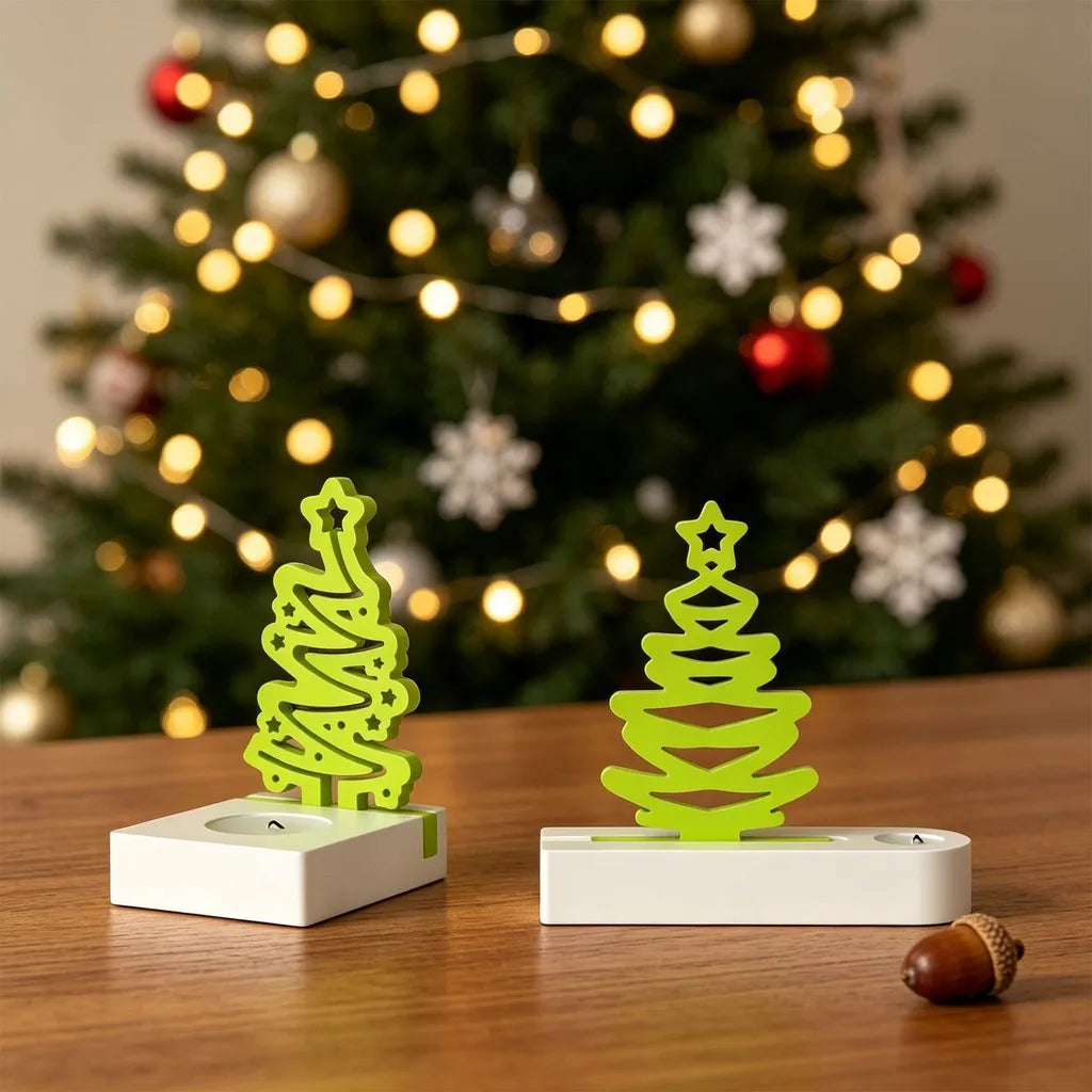 Christmas Tree Silicone Mold Set – 3 Designs | DIY Plaster