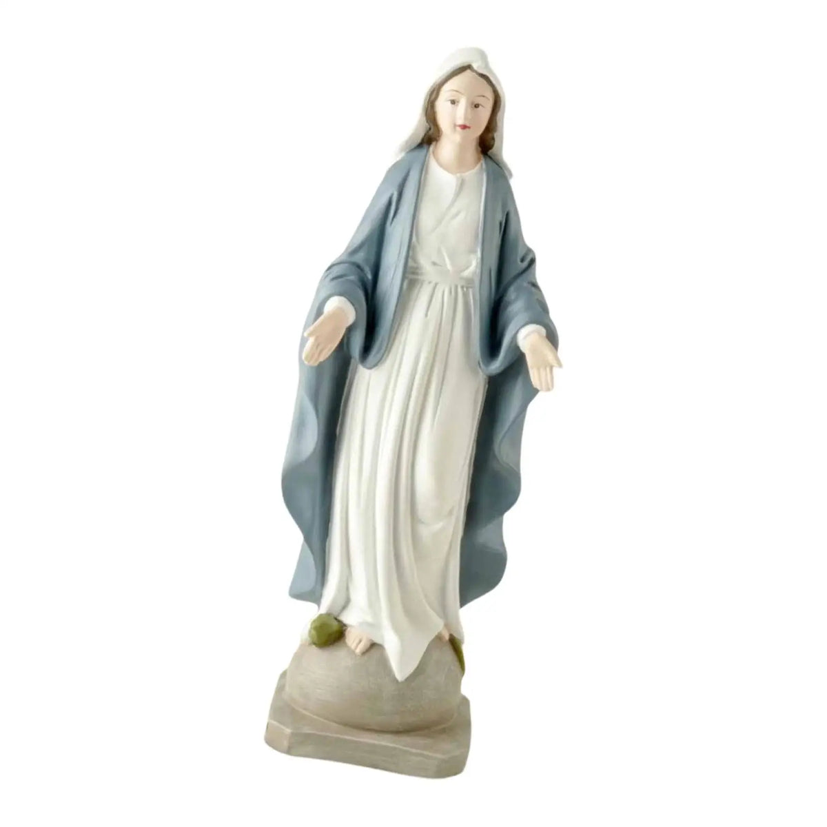 Virgin Mary Resin Statue – Our Lady of Grace Tabletop Figurine