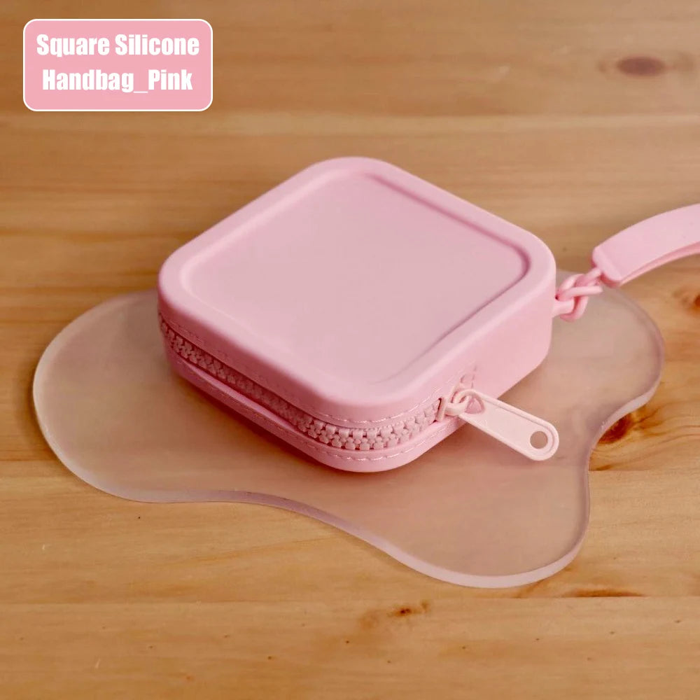 Silicone Earphone Storage Bag | Mini Zipper Cable Organizer