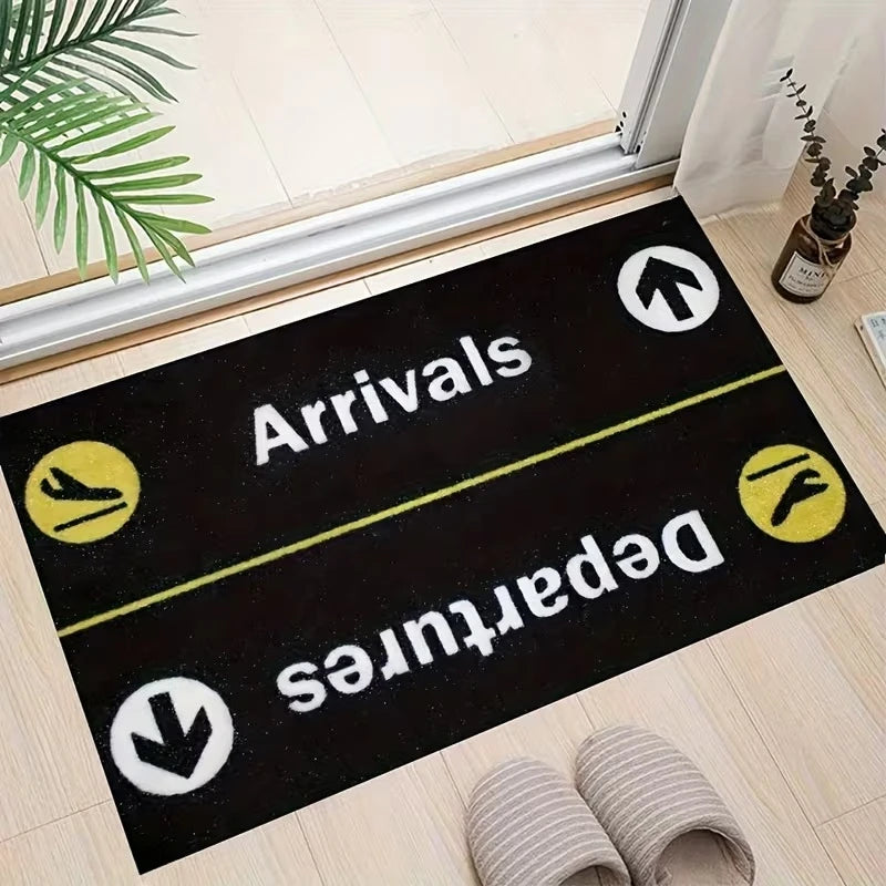 Flight Theme Doormat – Anti-Slip Entry & Living Room Rug