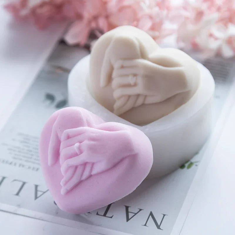 3D Heart Silicone Mold – Candle, Soap, Chocolate & Epoxy DIY
