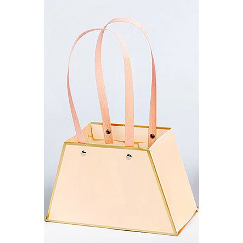 Portable Foldable Flower Gift Box – 100pcs Cardboard Tote