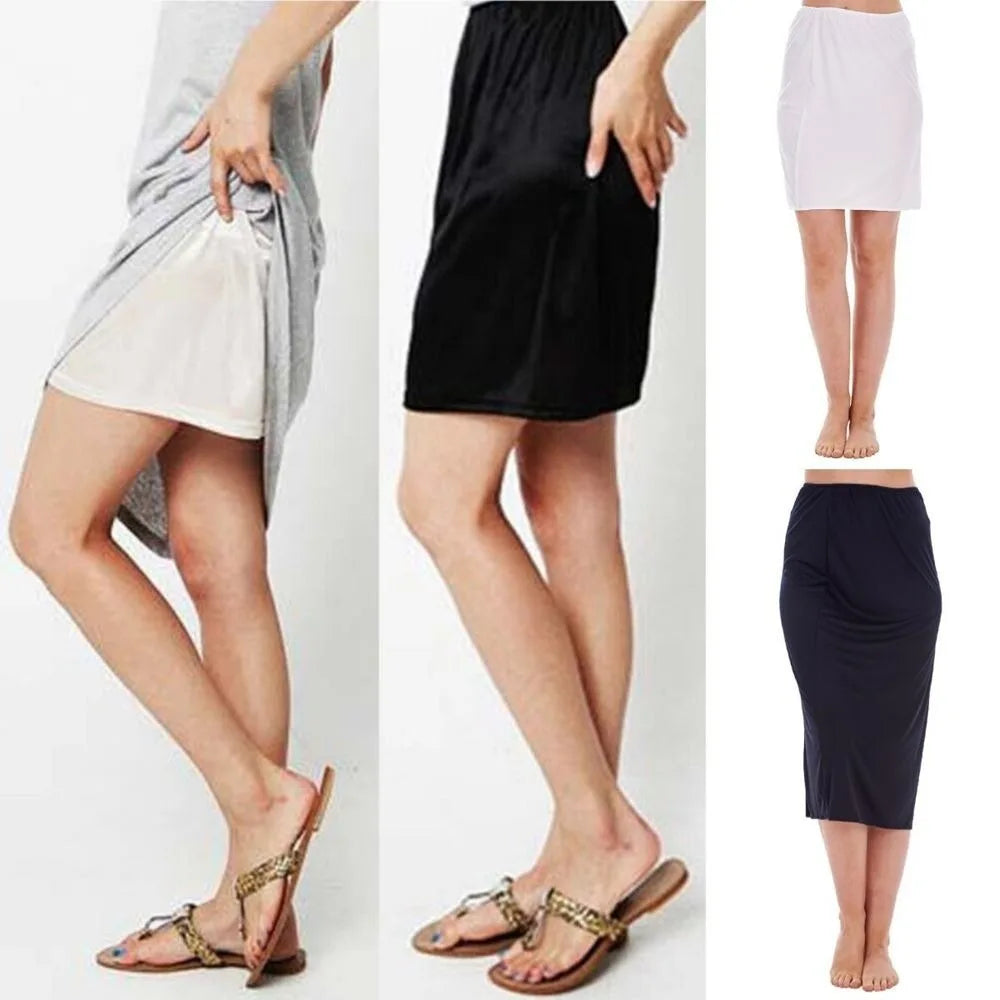 Women's Cooling Half Slip Petticoat – Ruffle Underskirt
