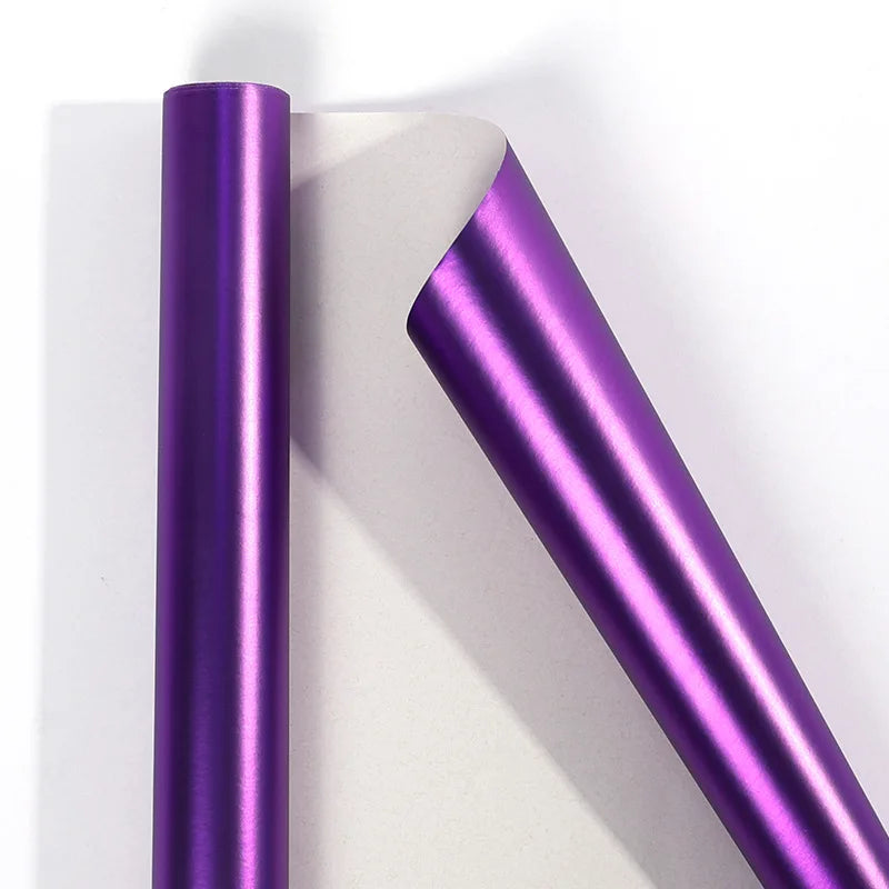 Metallic Matte Wrapping Paper Roll 43cm x 3m – Holiday Gift Wrap