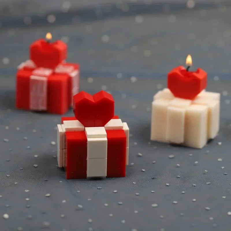 3D Love Gift Box Silicone Mould – DIY Candle Resin Soap Mold