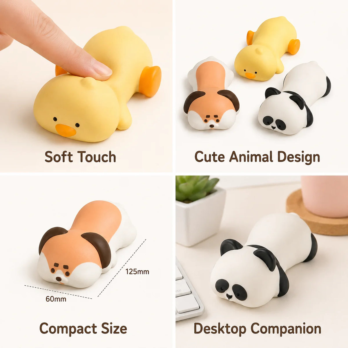 Memory Foam Mouse Wrist Rest Pad – Ergonomic Desk Cushion