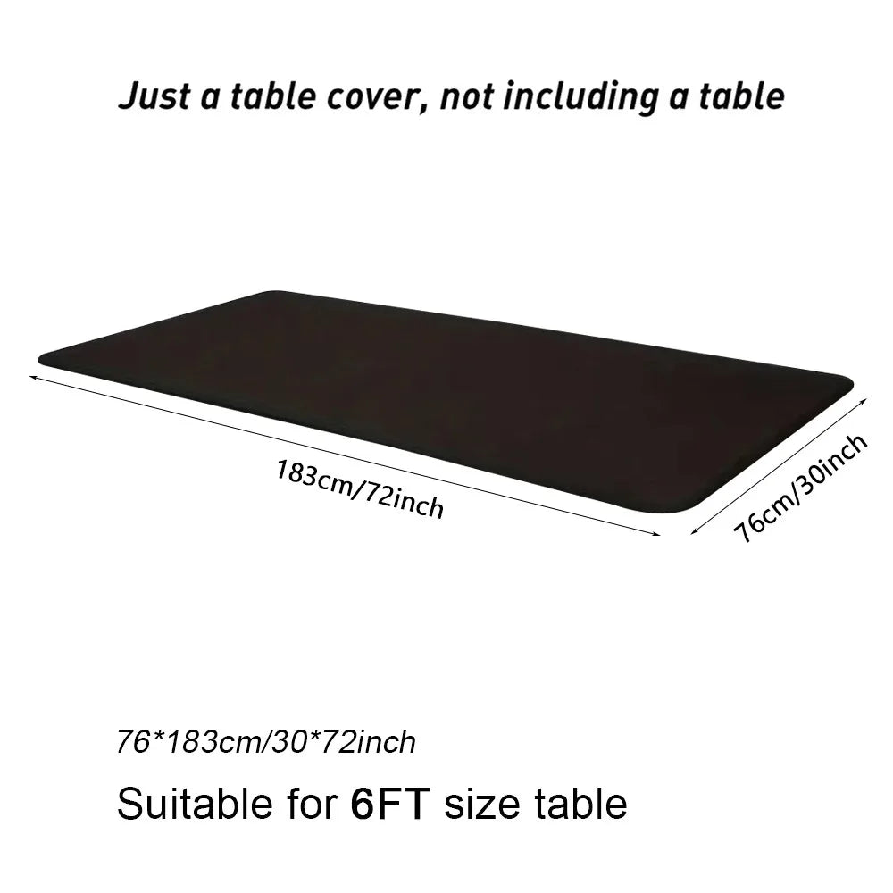 Spandex Elastic Fitted 6FT Rectangular Tablecloth | Wrinkle Free