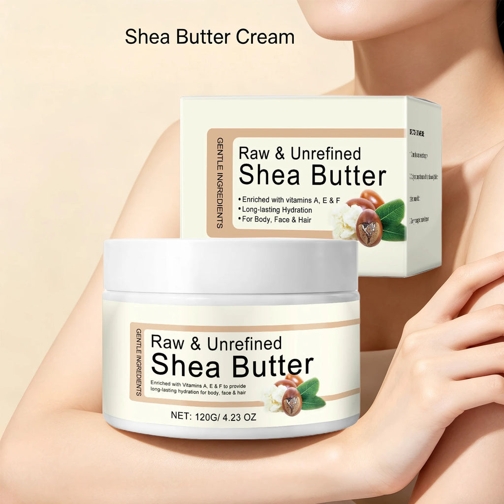 Shea Butter Moisturizing Cream – Face, Body & Hair Balm