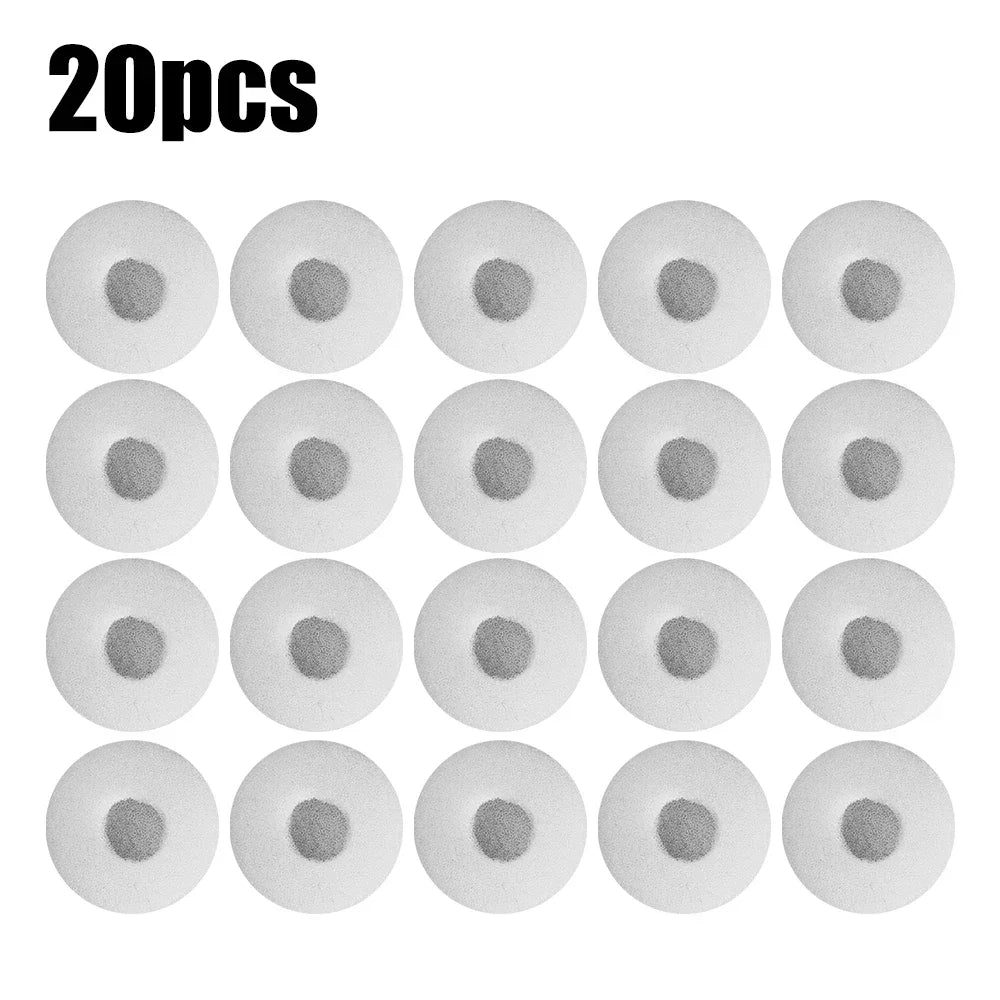 18mm Foam Earphone Ear Pads – Sponge Replacement Covers 20–200pk
