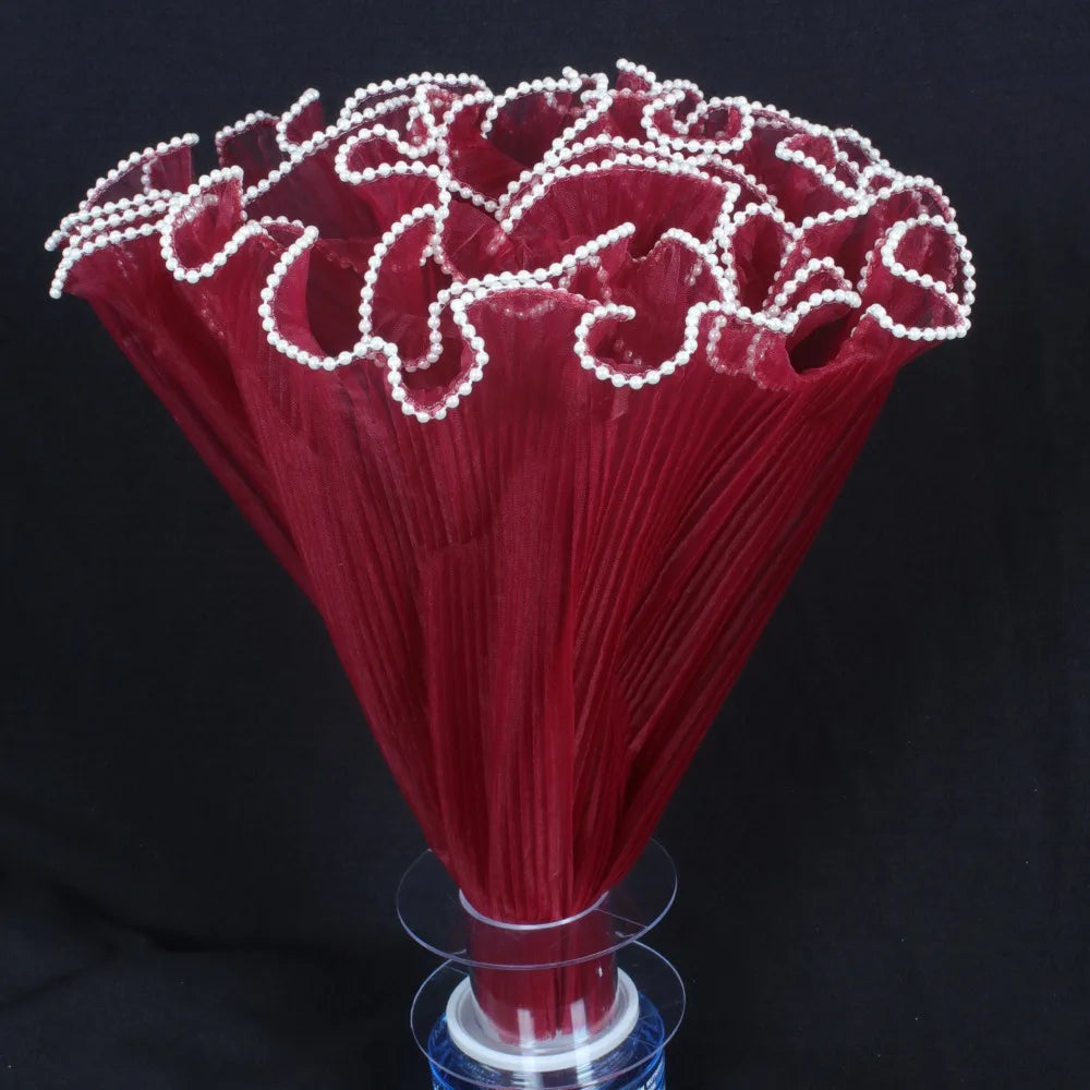 Pearl Lace Mesh Flower Wrapping Roll 28cm x 4 Yards
