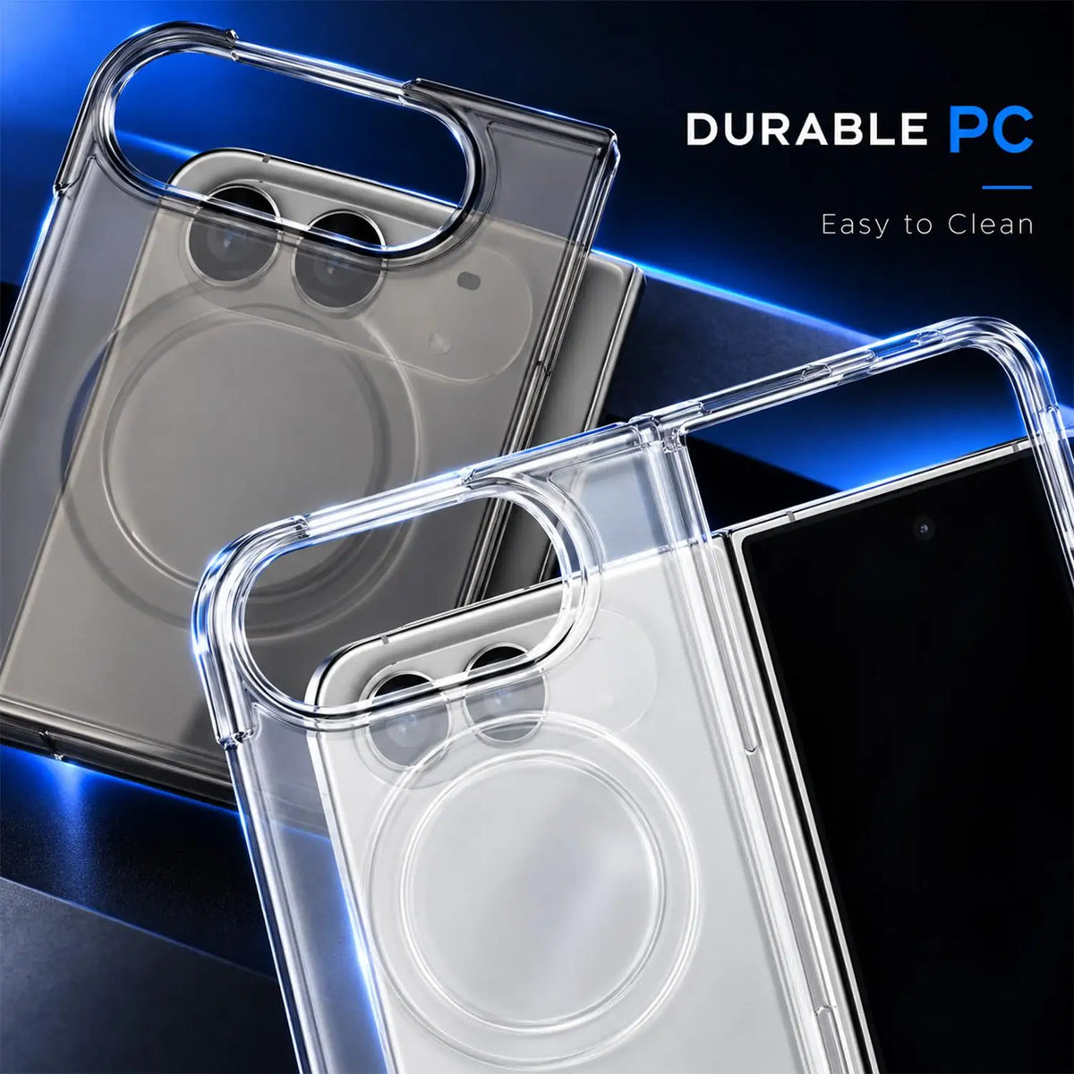 iPhone Duo 5G Clear Shockproof PC Case – Transparent Cover