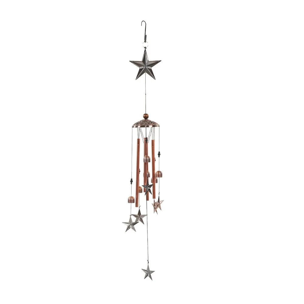Handmade Star Metal Wind Chimes – Outdoor Garden Décor 90cm