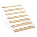 Wooden Acrylic Tiered Display Riser Stand – Up to 7 Layers