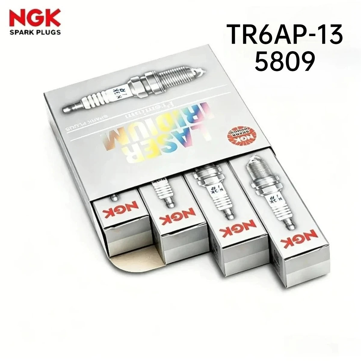 NGK TR6AP-13 5809 Platinum Spark Plug for Ford Focus & Mondeo