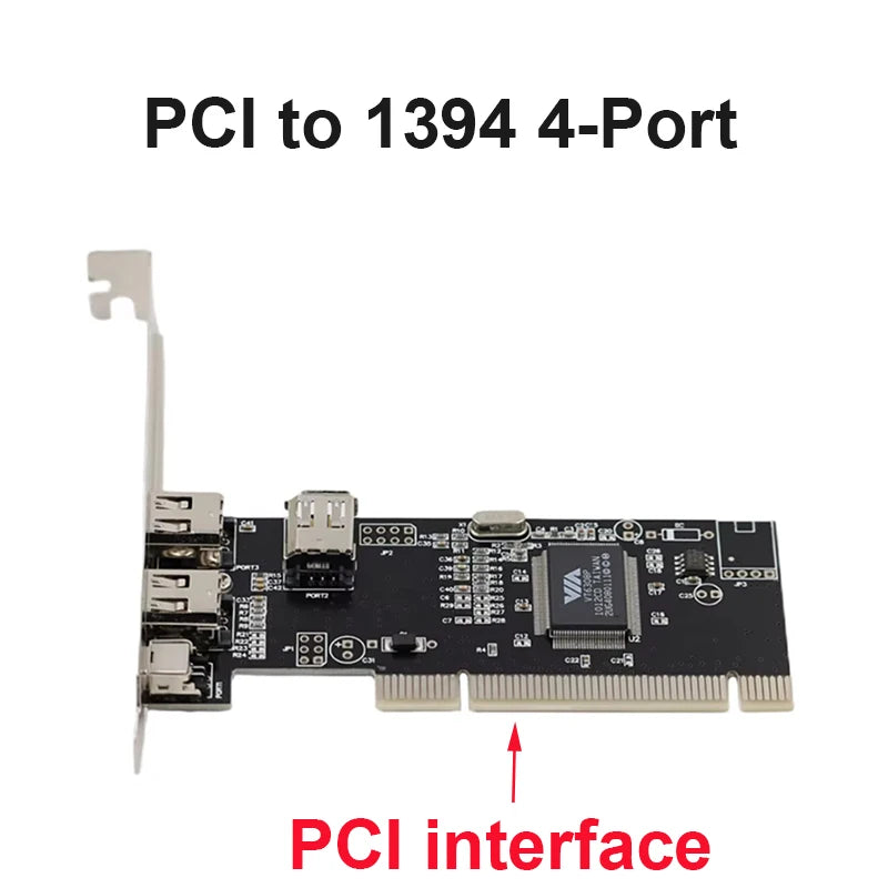 PCIe IEEE 1394 FireWire Card – HD DV Video Capture Adapter