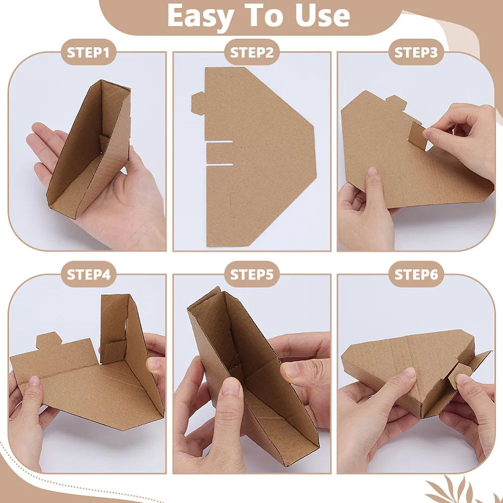 Triangle Cardboard Frame Corner Protectors – Goldenrod 135x210mm