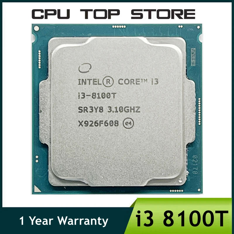Intel Core i3-8100T 3.1GHz Quad-Core LGA 1151 CPU Processor