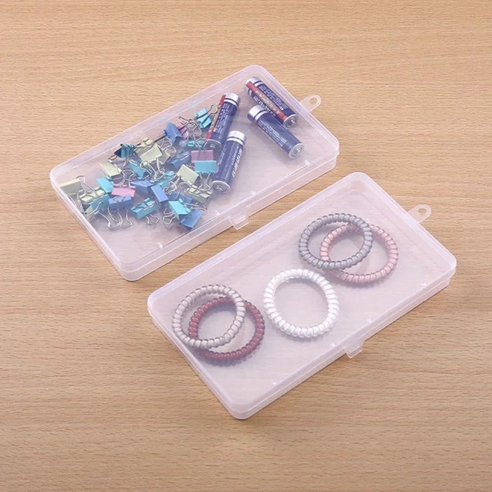 Large Transparent Desk Organizer – Multi-Compartment Storage