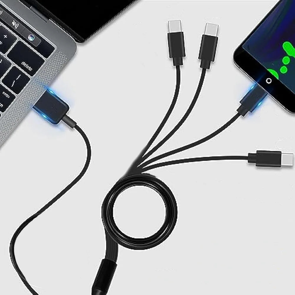 USB-C Splitter 1-in-6-Out Cable | Charge 6 Devices at Once