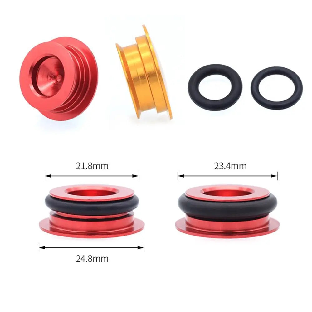 2-Pack Aluminum Alloy Bike Crankset Dust Cover – MTB & Road