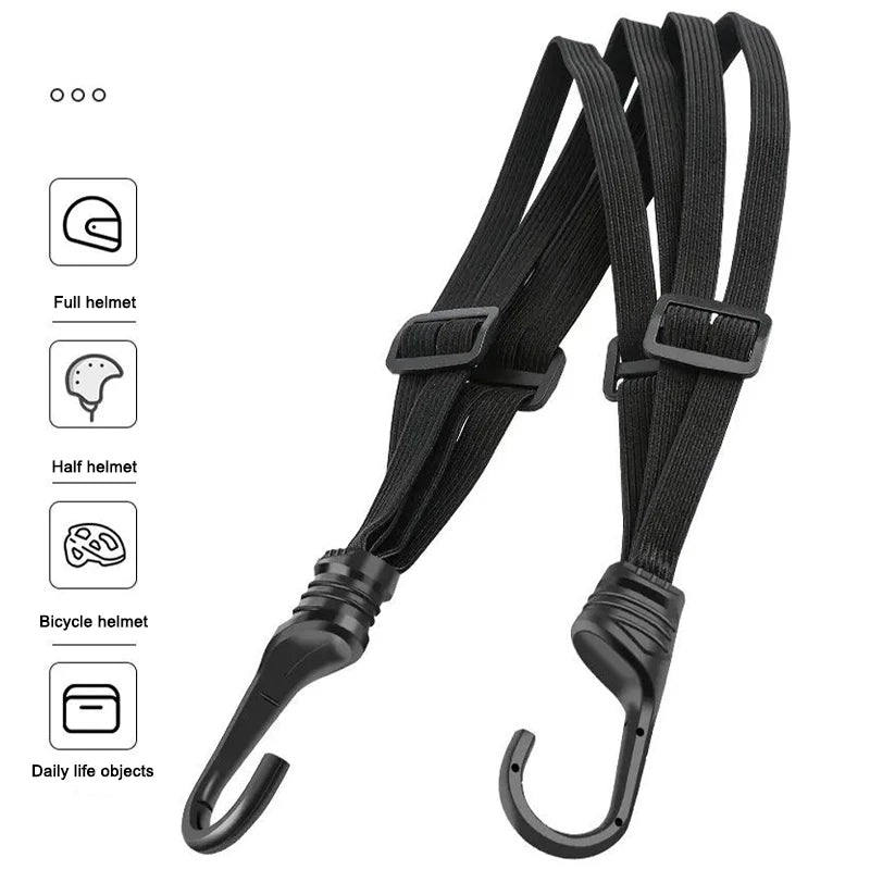 Motorcycle Helmet Elastic Bungee Strap 60cm/90cm