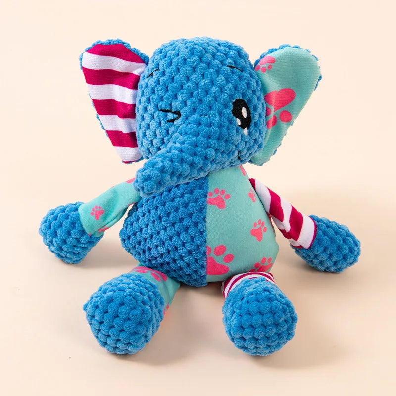 Cute Animal Plush Squeaky Dog Toys – 9 Styles for Puppies