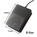 OULLX USB Foot Pedal Switch – Programmable PC Keyboard Adapter