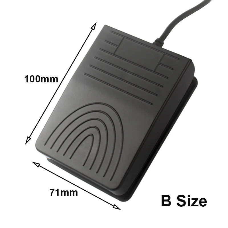 OULLX USB Foot Pedal Switch – Programmable PC Keyboard Adapter