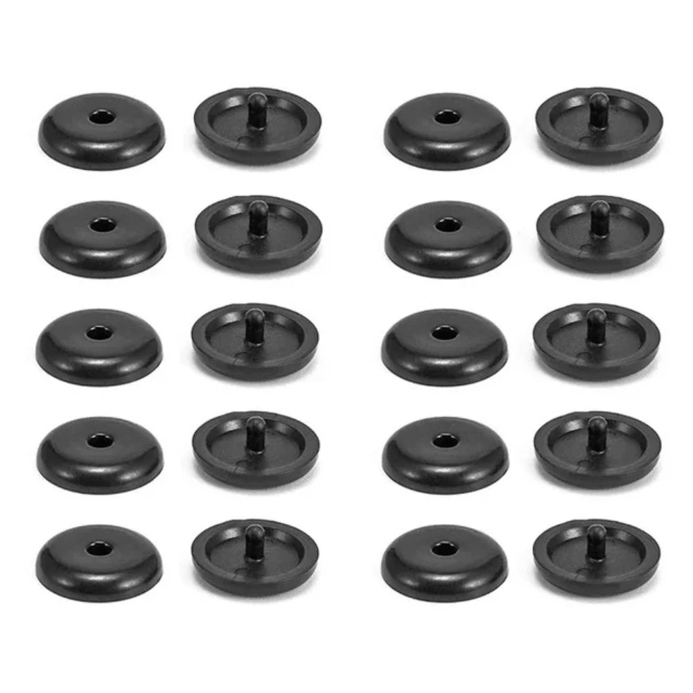 Car Seatbelt Stopper Buckle Clips – 10 Pairs Universal Fit