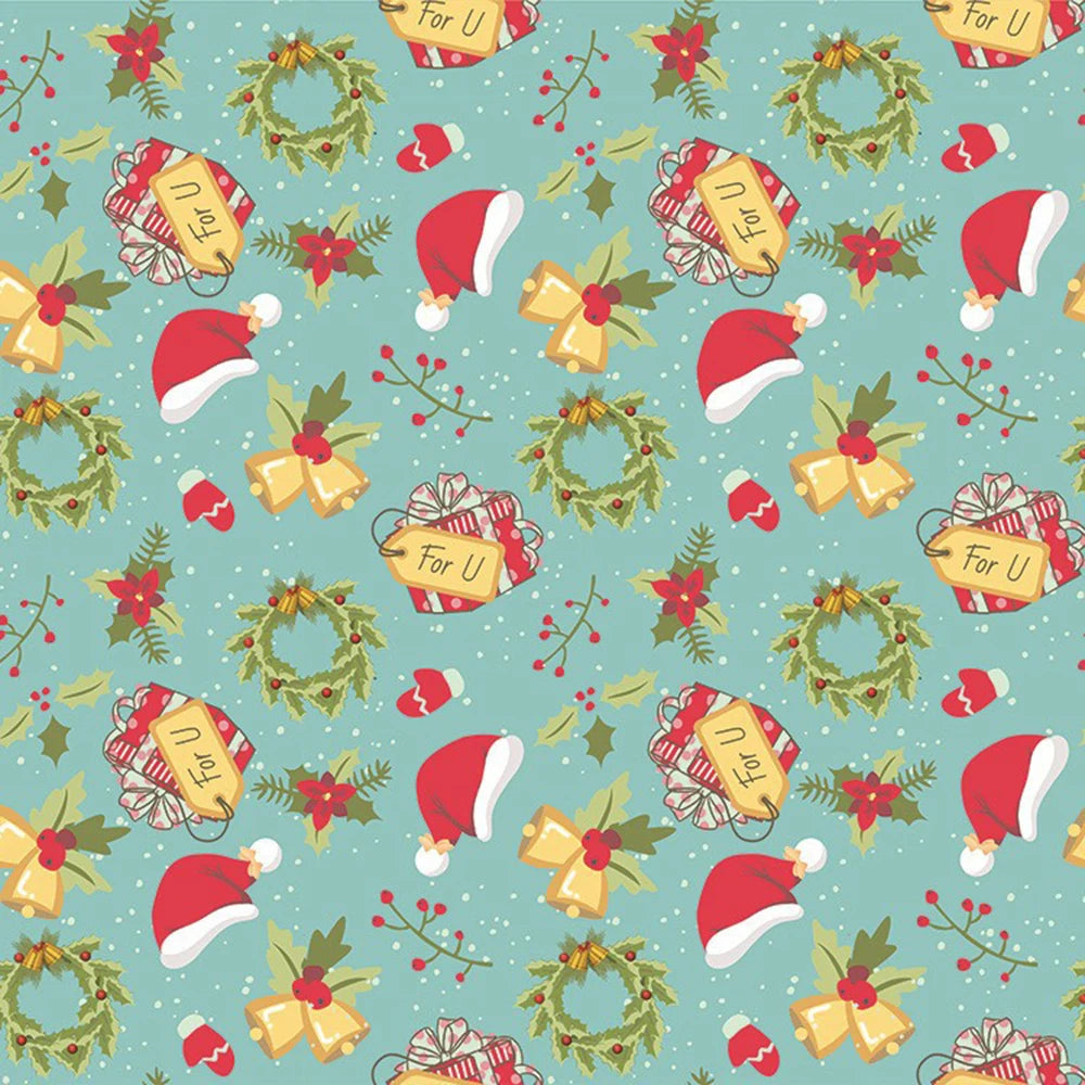 Christmas Wrapping Paper Set – 10 Festive Colorful Sheets