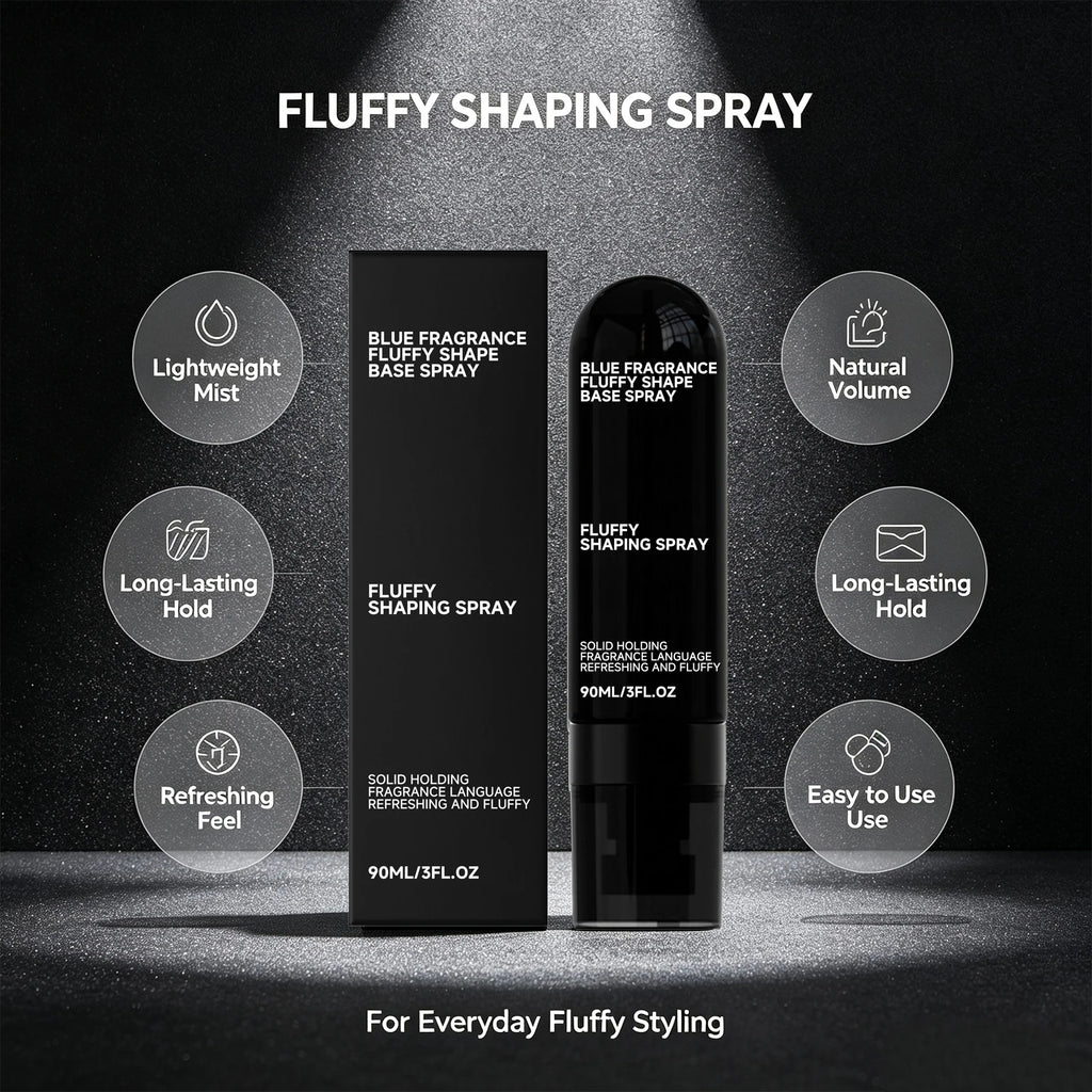 Fluffy Volume Hair Spray – Fine Mist Long-Lasting Hold 90ml
