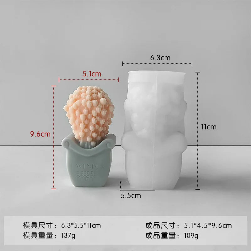 3D Lavender Tulip Silicone Mold – Candle, Soap & Resin Craft