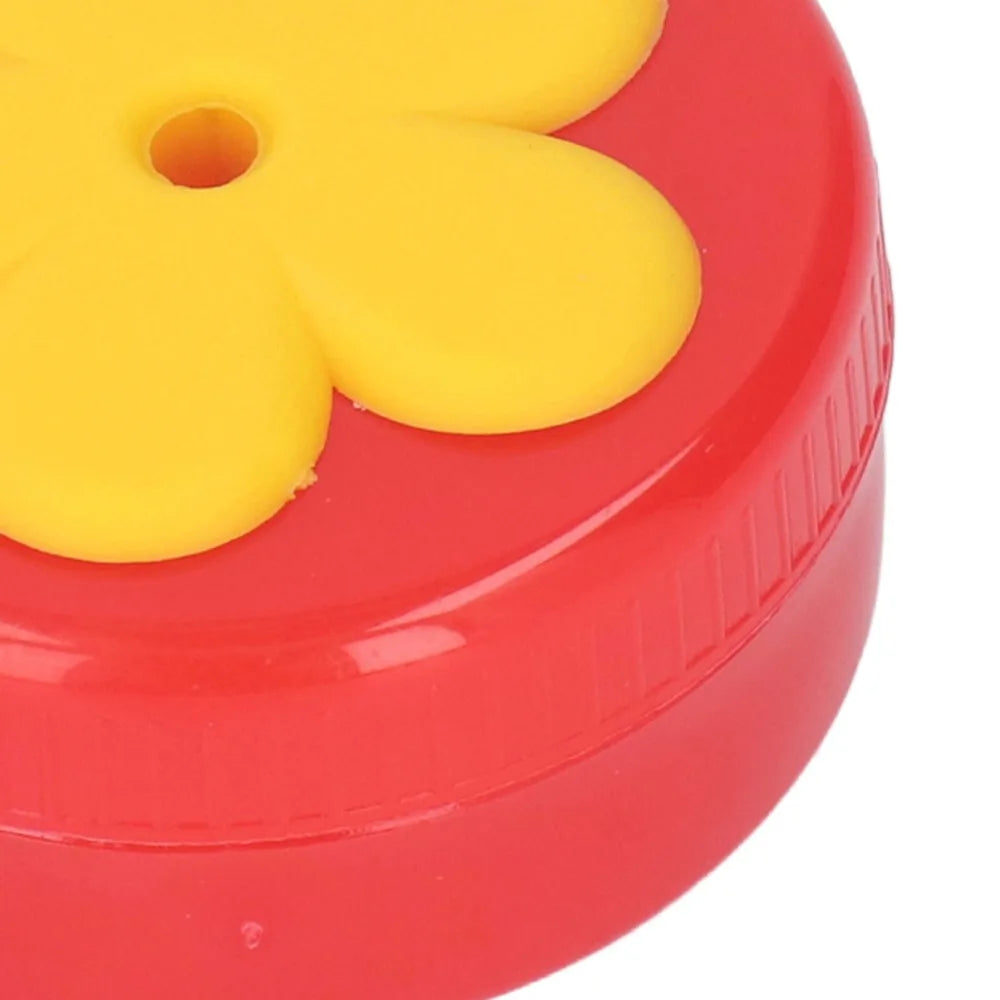 4-Pack Flower Hummingbird Clip Feeder Set with Brushes