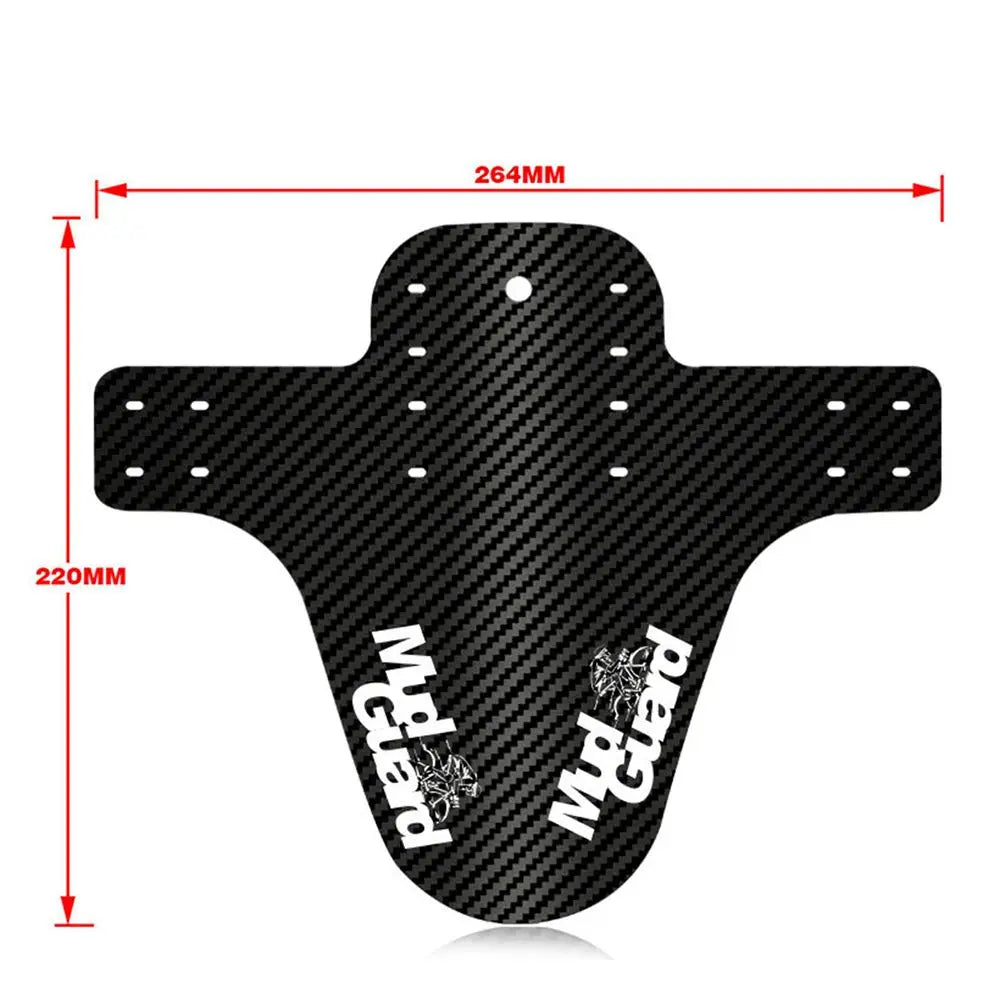 Carbon Fiber Style Bike Mudguard Set – Front & Rear Fenders