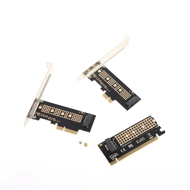 PCIe X1/X4/X16 to M.2 NVMe Adapter Card | 2230–2280 SSD