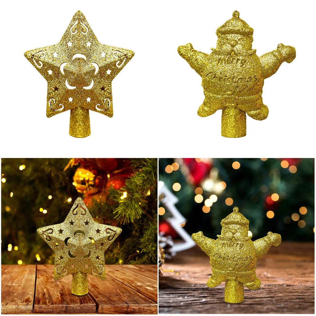 LED Rotating 3D Christmas Tree Topper | 5 Projection Modes