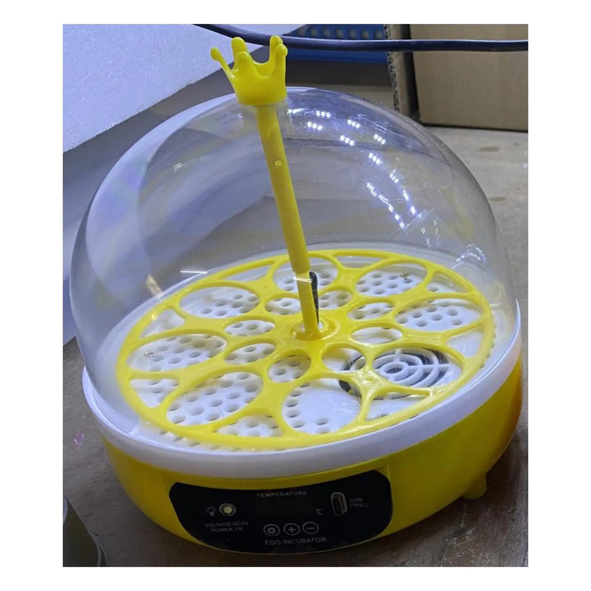 8-Egg Automatic Incubator – Chicken, Quail & Duck Hatcher