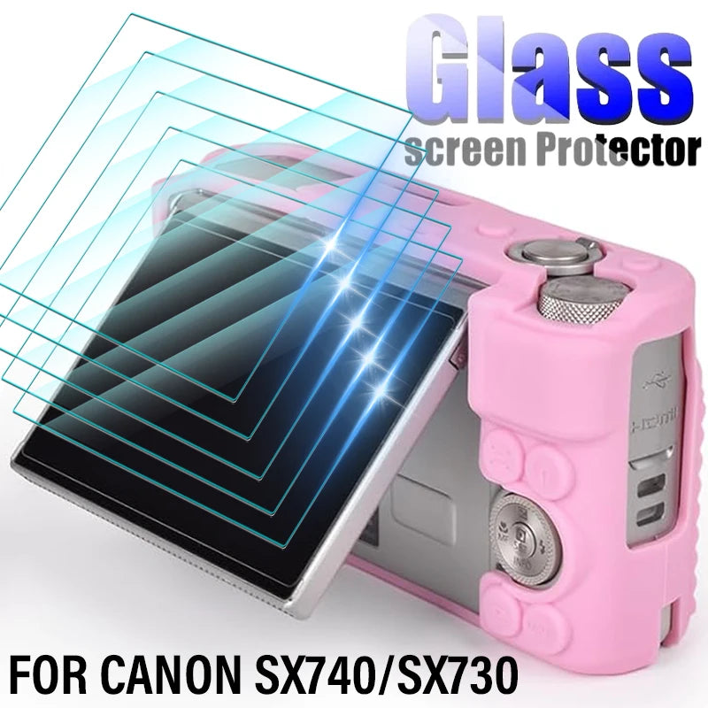 Canon SX740 SX730 Tempered Glass Screen Protector – HD Clear