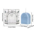 DIY Arch Candle Mould – Durable Acrylic Easy-Release Mold Kit