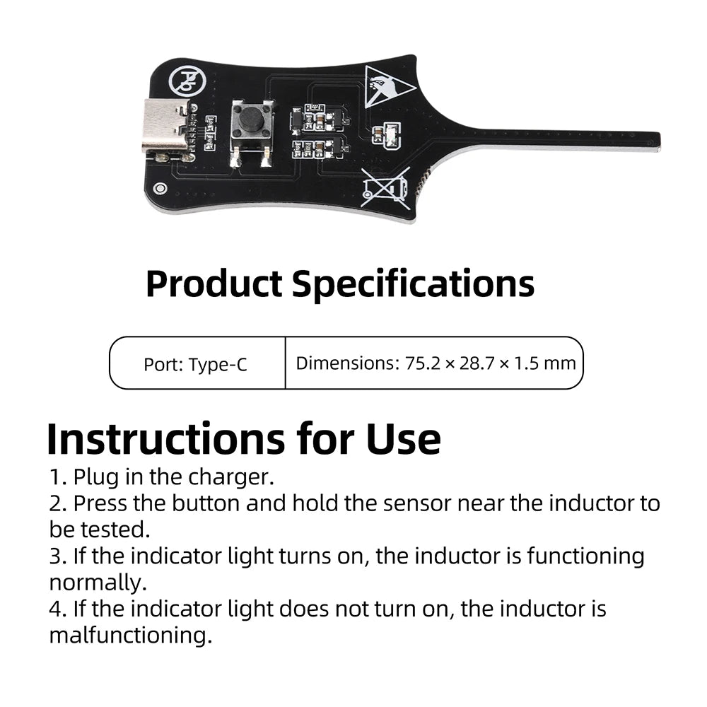 DC 5V Inductance Tester – Motherboard Fault Diagnosis Tool